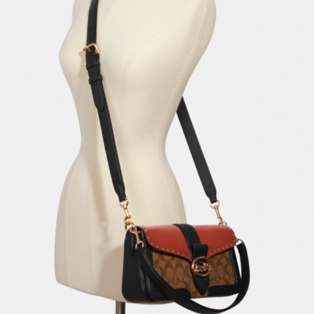 ❤️SOLD❤️Coach Georgie Colorblock Handbag - Picture 2 of 16